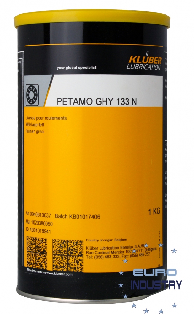 Klüber PETAMO GHY 133 N Graisse longue durée et haute température 1kg